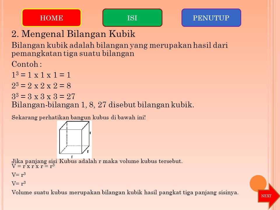 Matematika Untuk Sd Mi Kelas 6 Home Isi Penutup Ppt Download