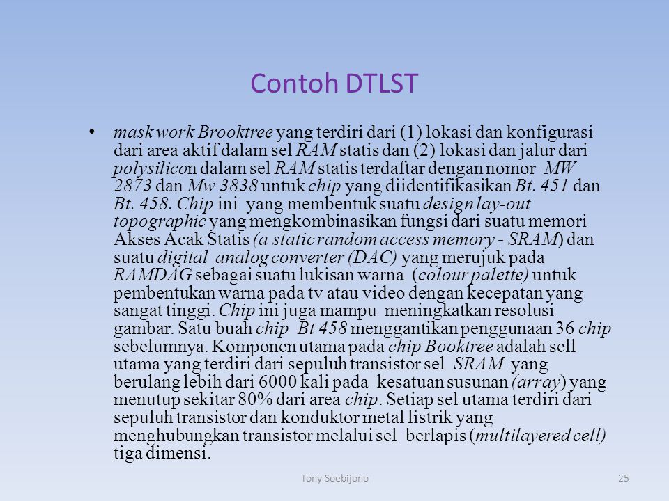 Contoh DTLST