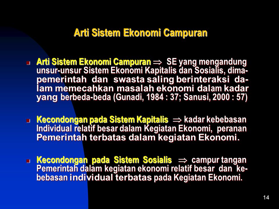 The Best Pokok Bahasan 2 Sistem Ekonomi Indonesia Ppt Download