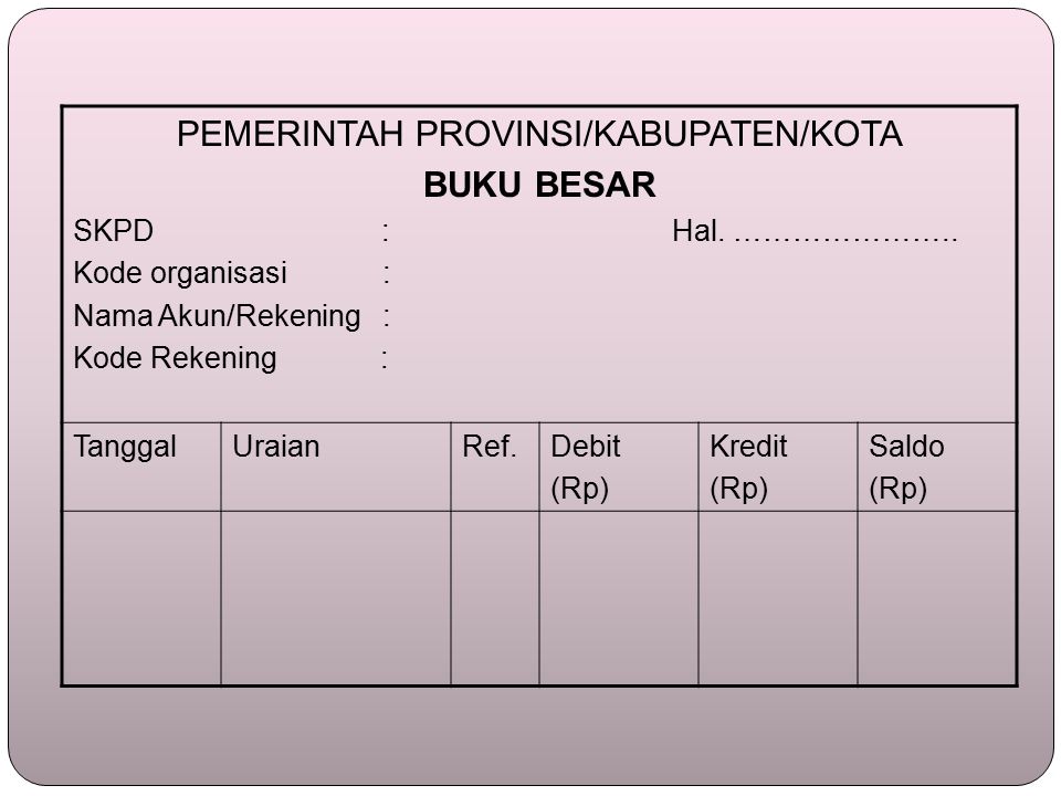 Contoh Sistem Pembukuan Tunggal / 232 Pembukuan Tunggal Single Entry ...