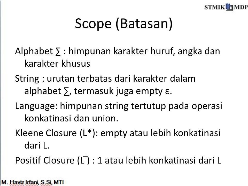 Scope (Batasan)