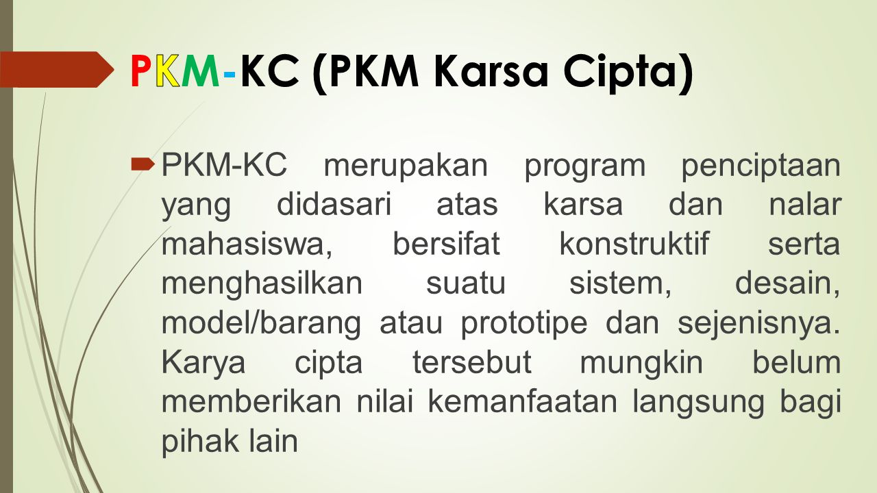 PKM-KC (PKM Karsa Cipta)