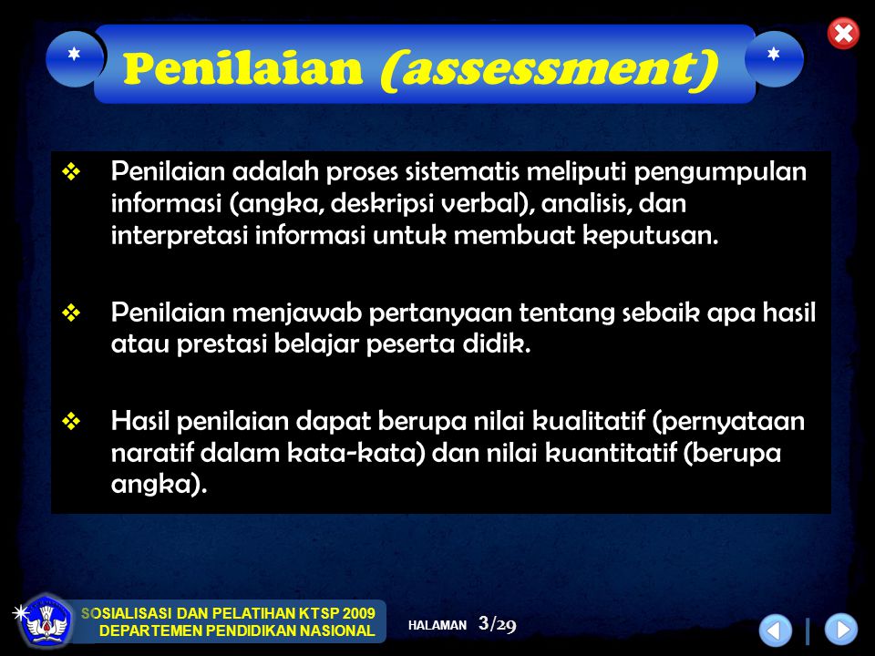 Penilaian (assessment)