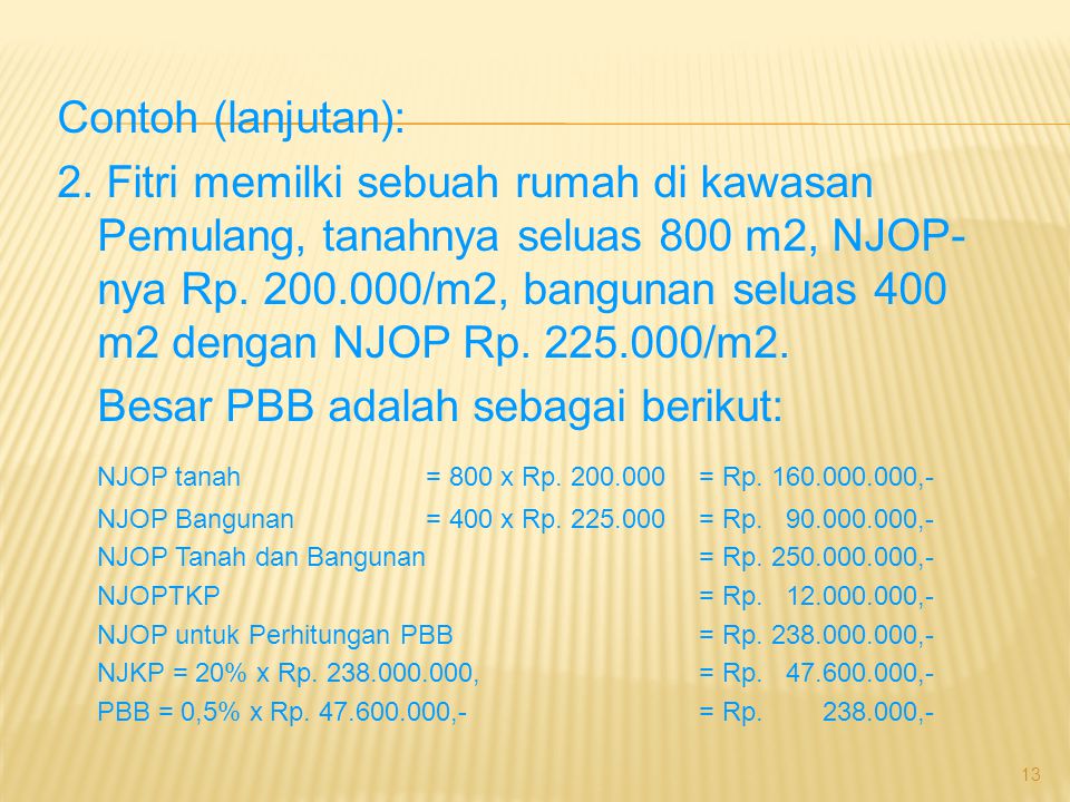 Contoh Soal Dan Jawaban Tentang Pbb Dan Njoptkp - Jawaban Buku