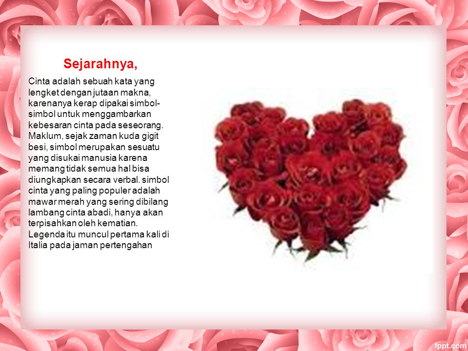 Bunga Mawar Lambang Cinta Ppt Download