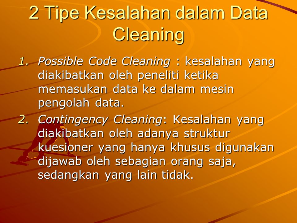 2 Tipe Kesalahan dalam Data Cleaning