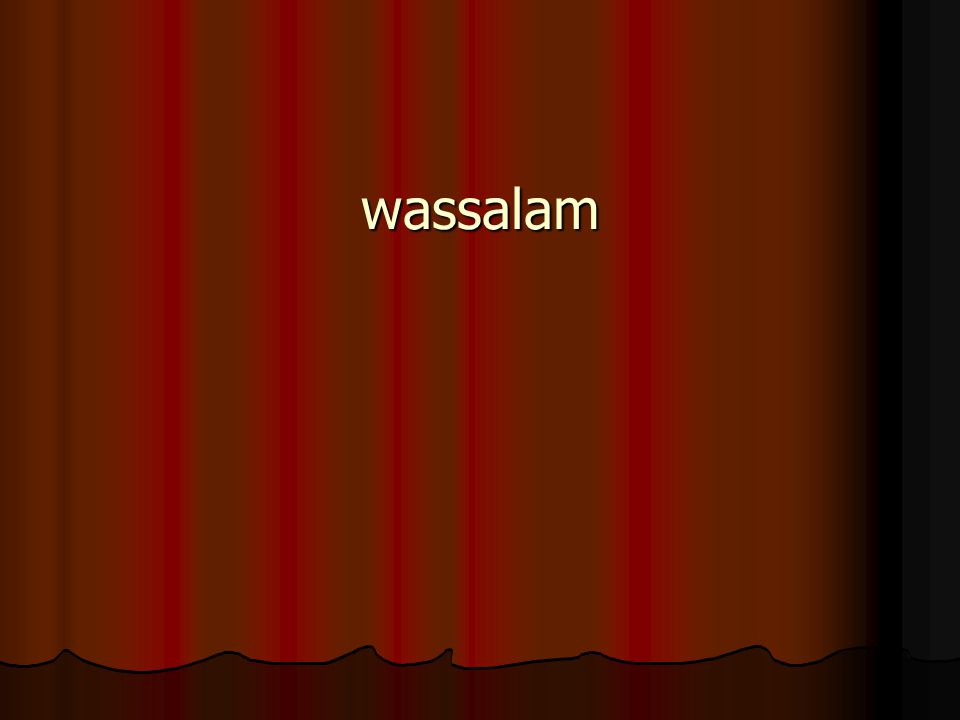 wassalam