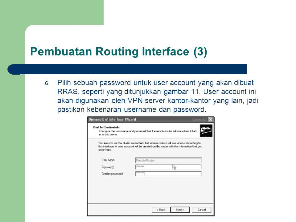 Route interface