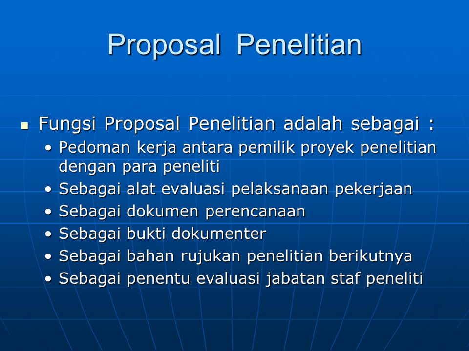 Bab 6 Proposal Penelitian Ppt Download