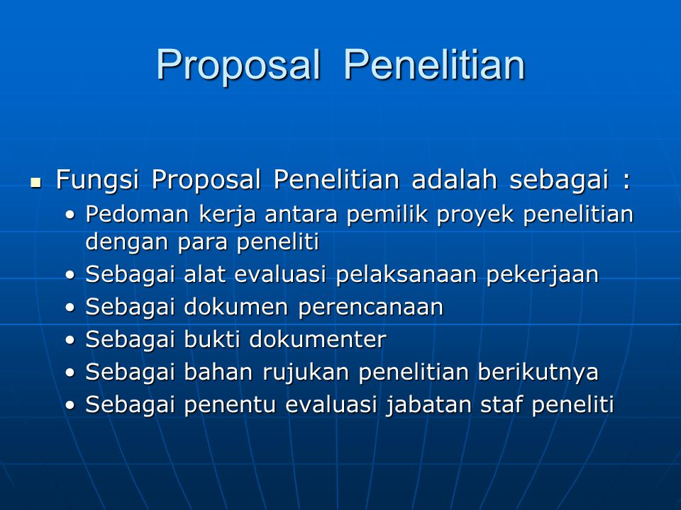 Contoh Usulan Proposal Penelitian Ilustrasi