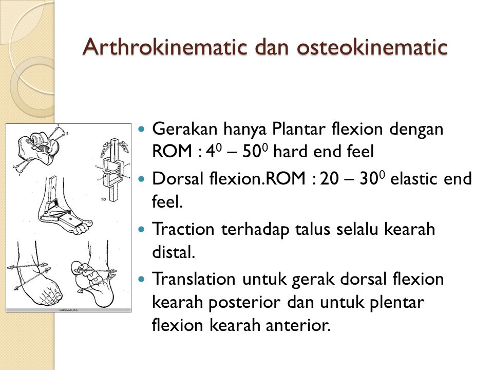 Arthrokinematic dan osteokinematic