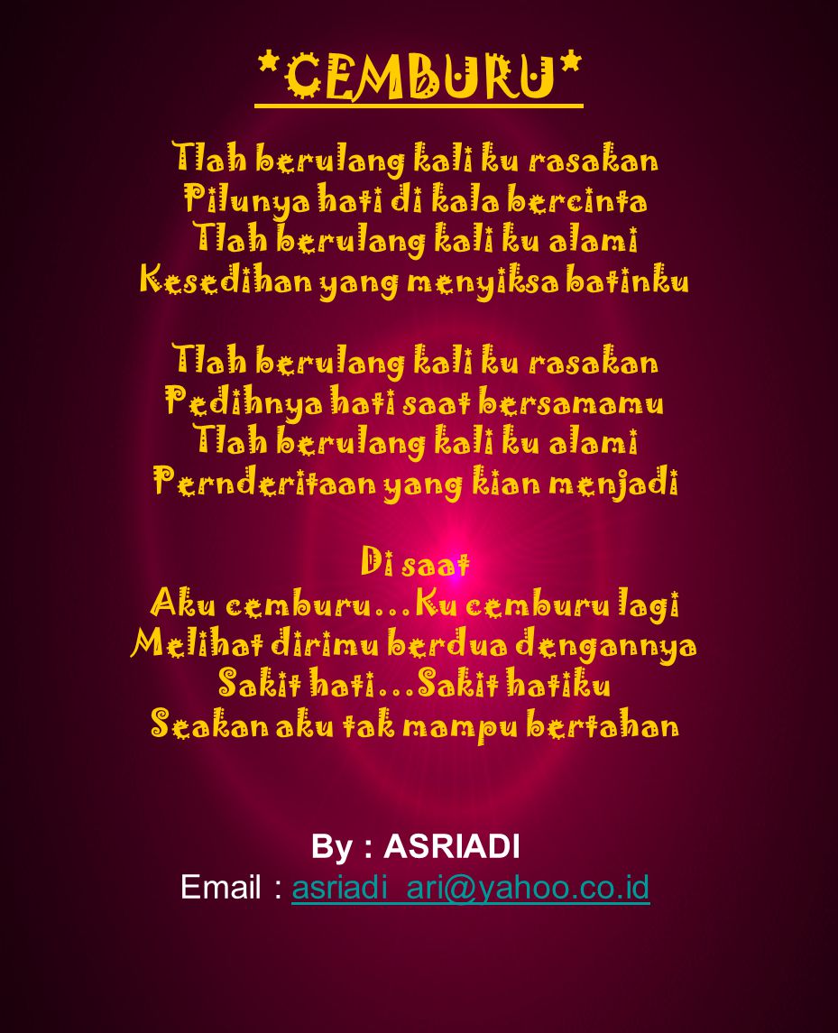 Kumpulan Puisi By Asriadi Ppt Download