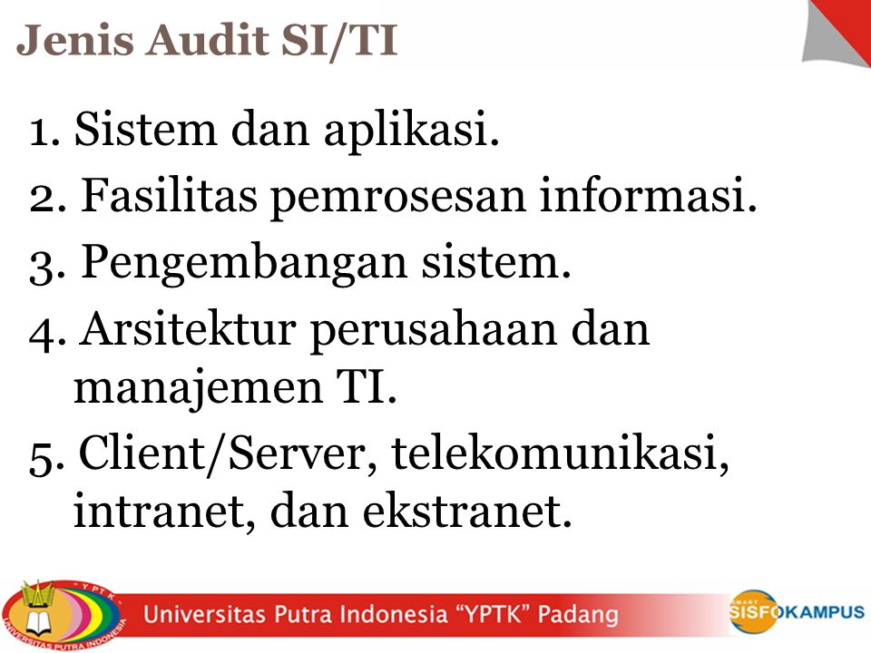 Jenis Audit SI/TI
