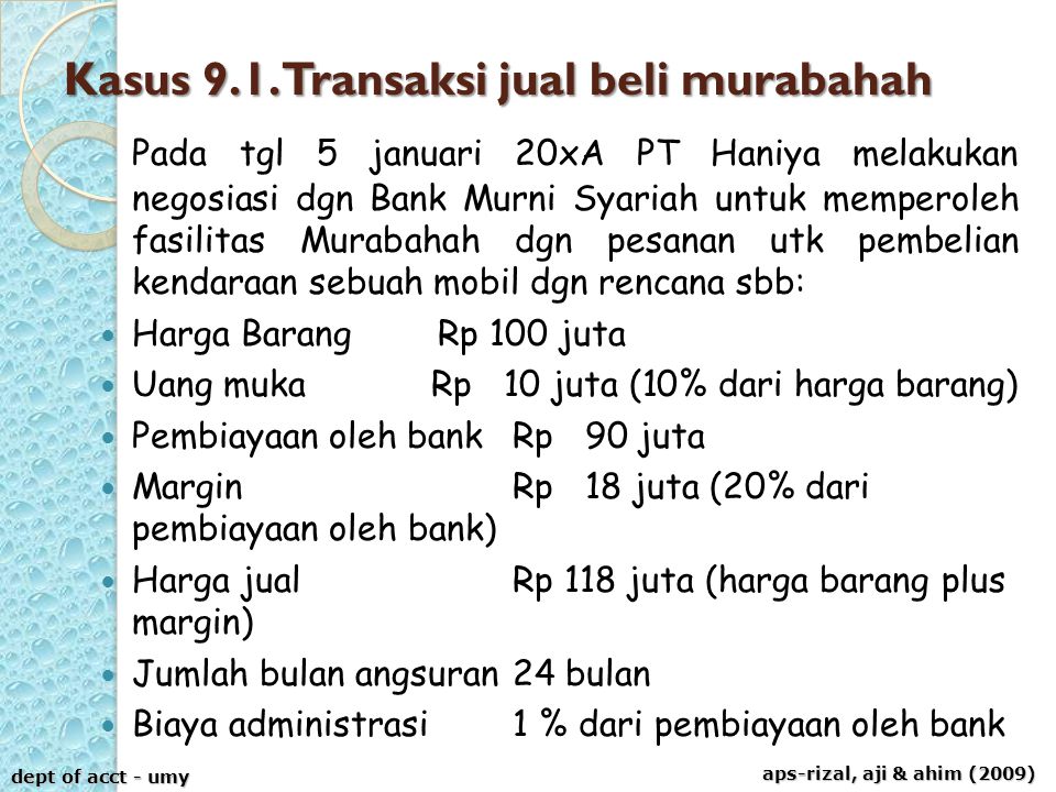 Akuntansi Transaksi Murabahah Ppt Download