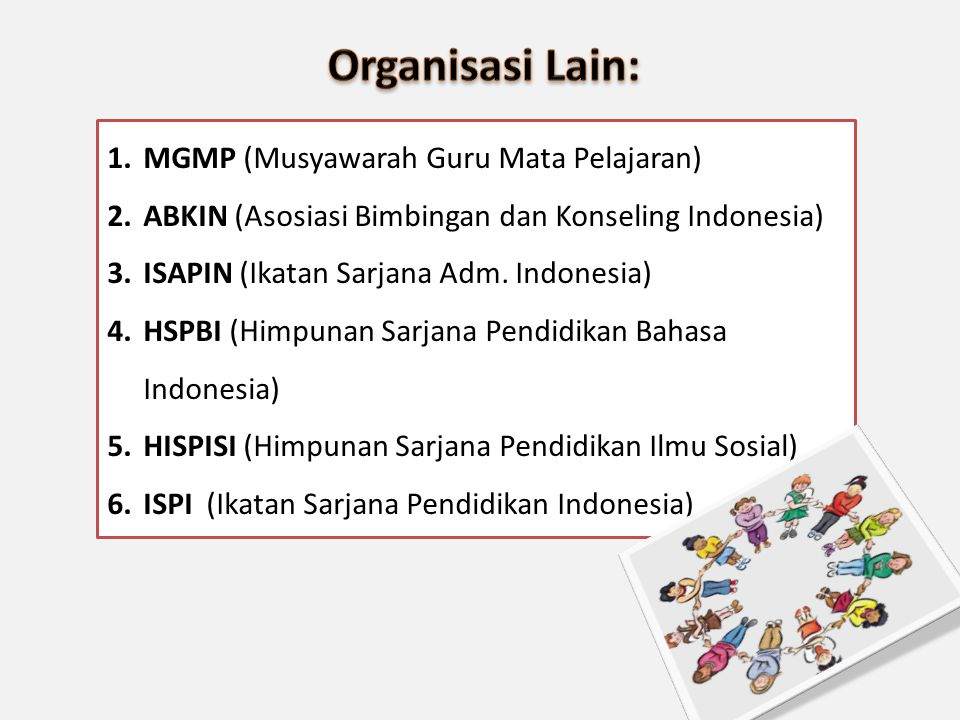 Organisasi Lain: MGMP (Musyawarah Guru Mata Pelajaran)