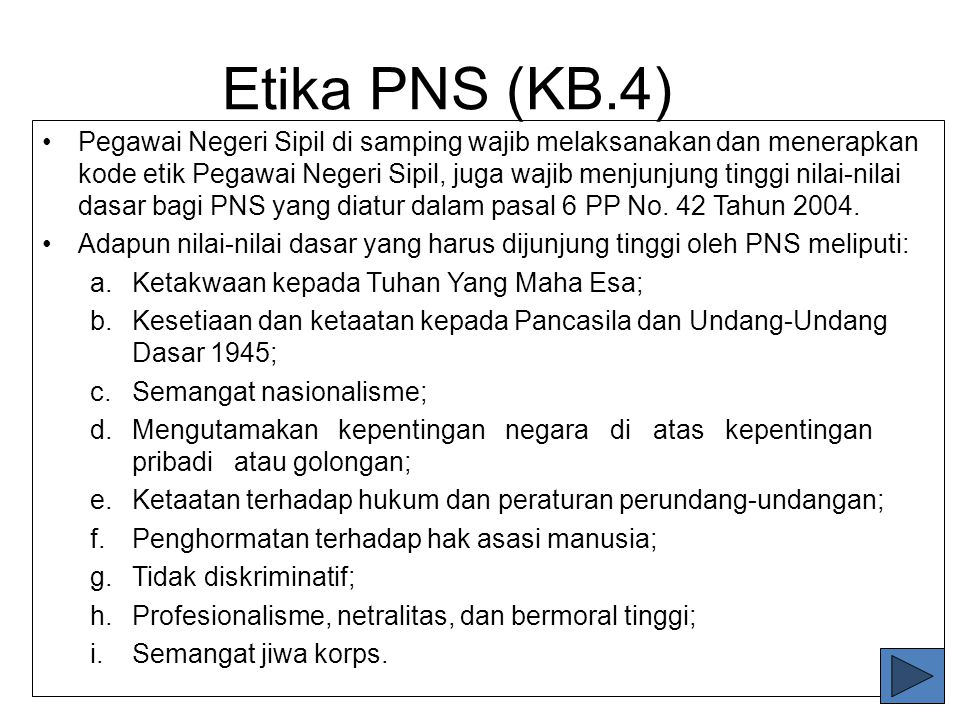 Etika PNS (KB.4)