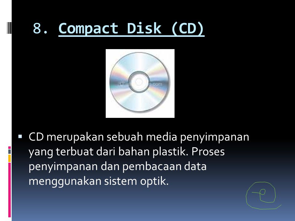 8. Compact Disk (CD)