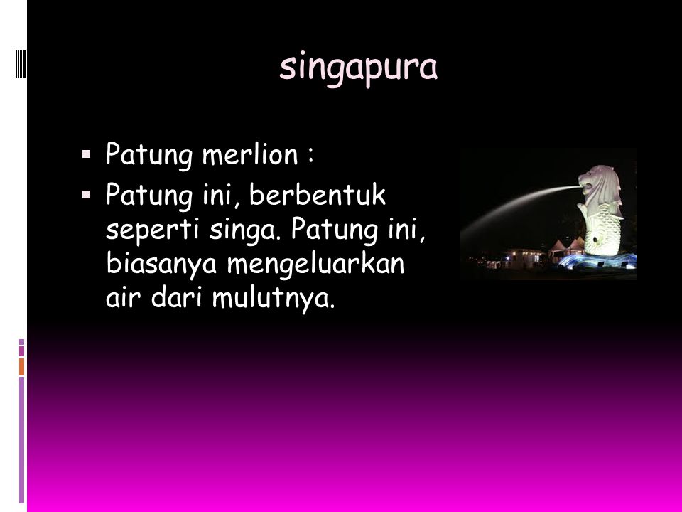 singapura Patung merlion :