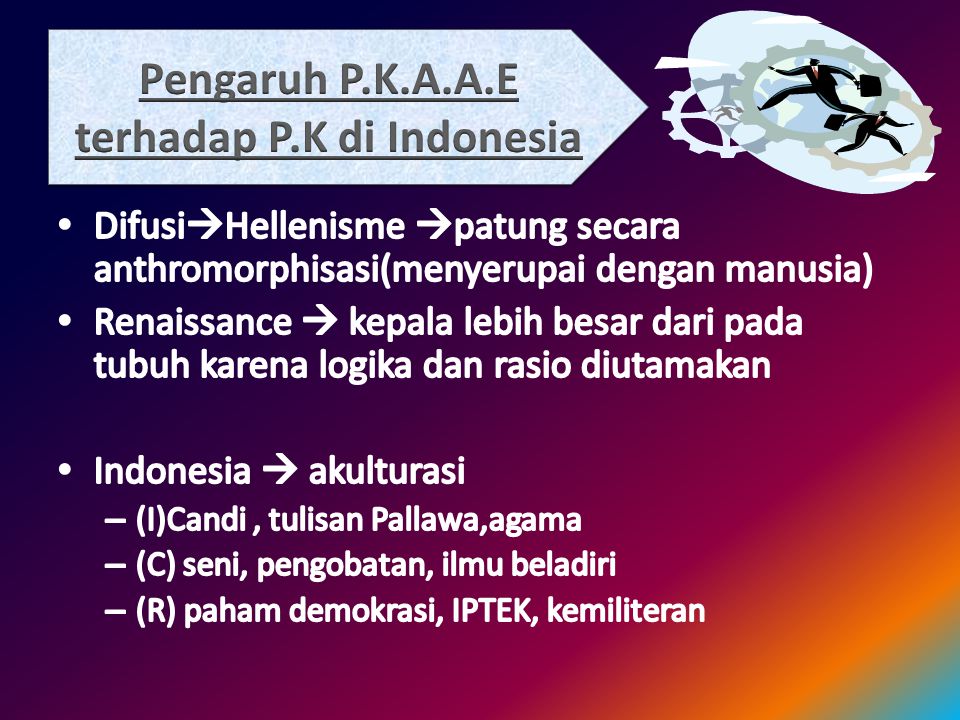 Pengaruh P.K.A.A.E terhadap P.K di Indonesia