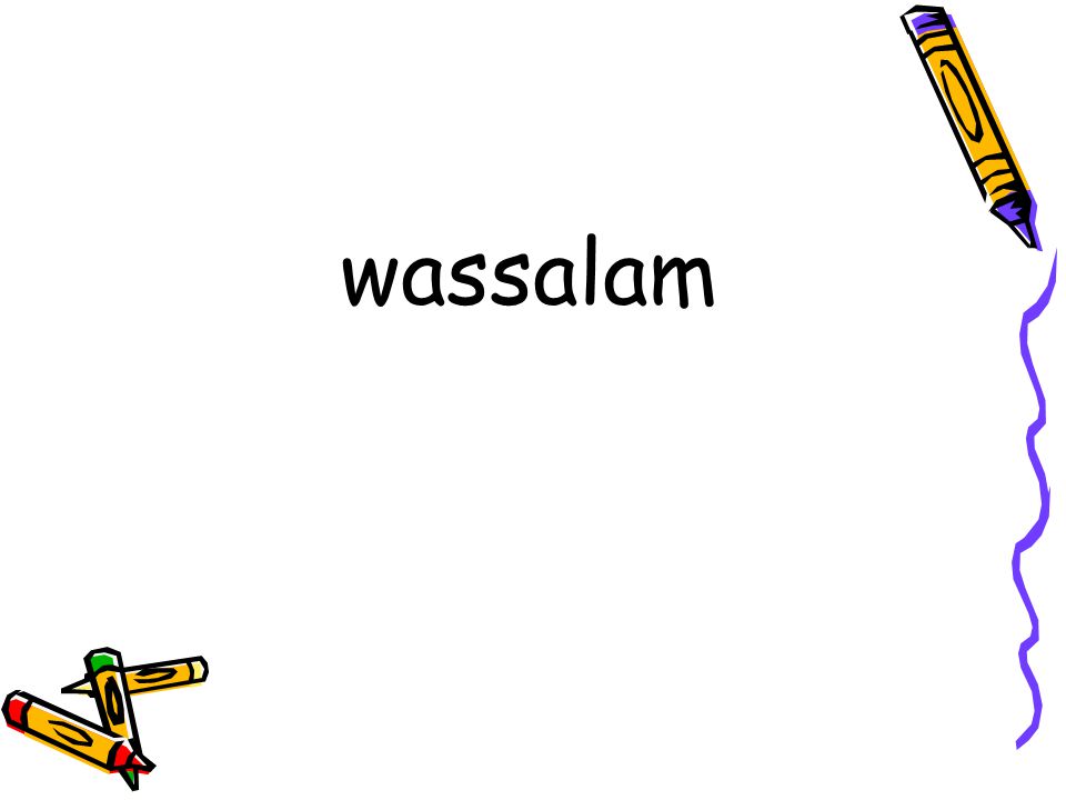 wassalam