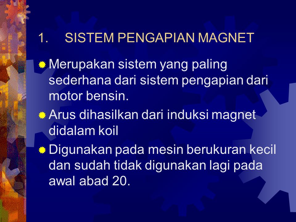 SISTEM PENGAPIAN MAGNET