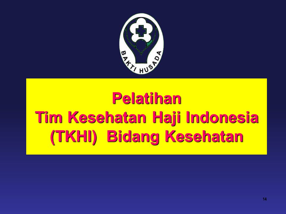 Tim Kesehatan Haji Indonesia (TKHI) Bidang Kesehatan
