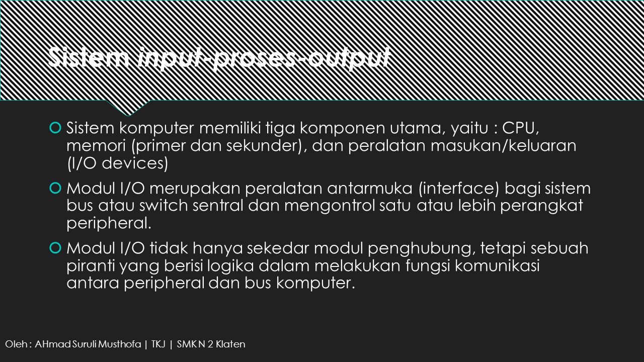 Sistem input-proses-output