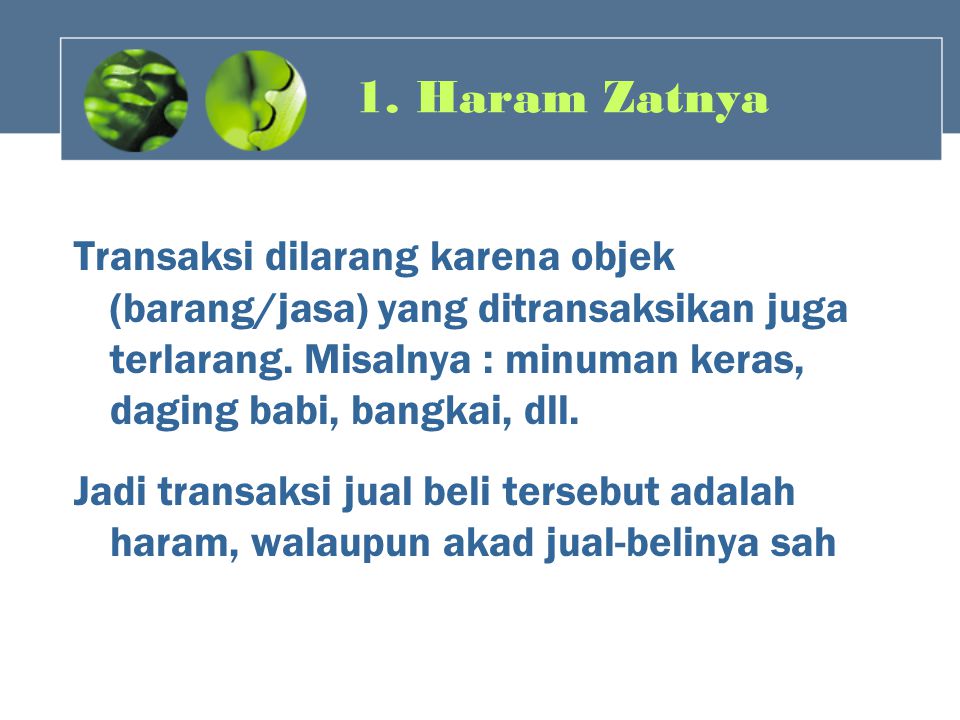1. Haram Zatnya