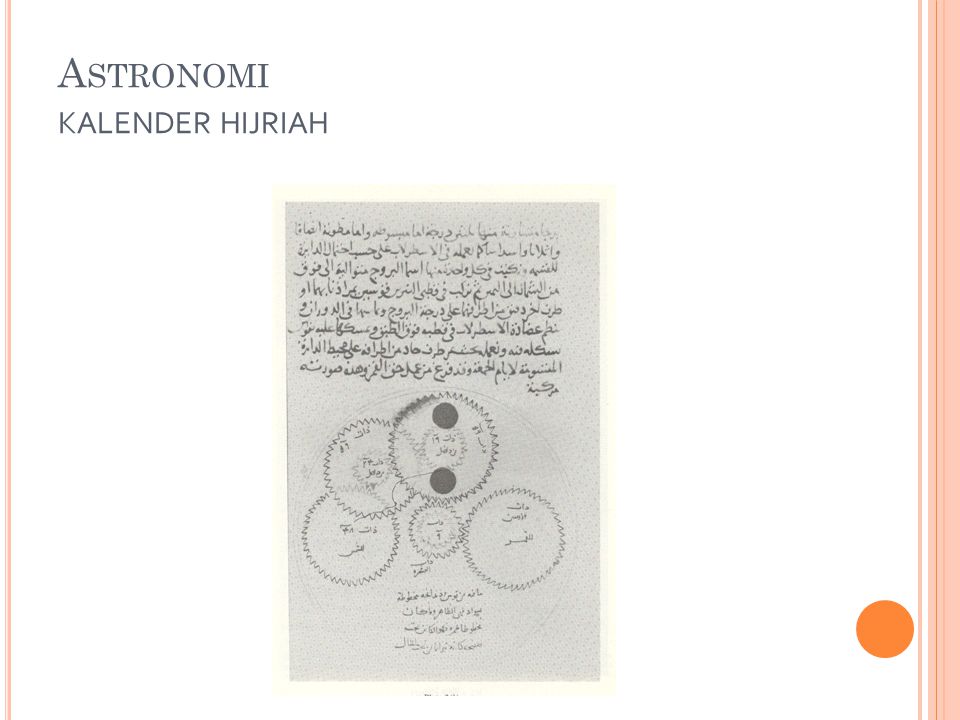 Astronomi kalender hijriah