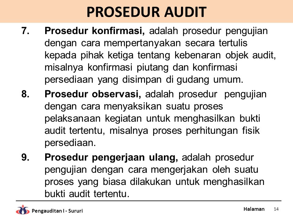 Bagian Vii Bukti Audit Dan Kertas Kerja Audit Ppt Download