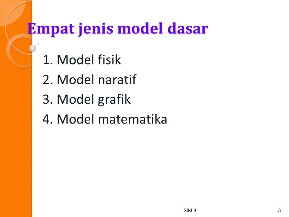 Empat jenis model dasar