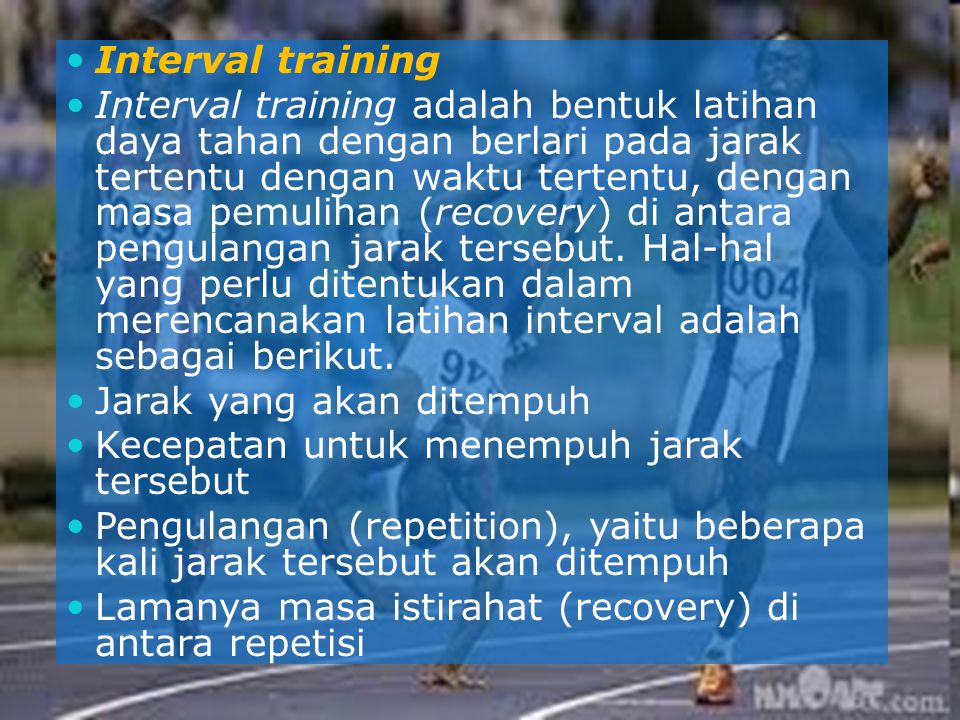 Interval training