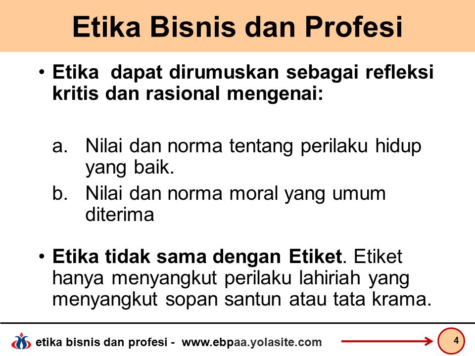 Etika Bisnis dan Profesi