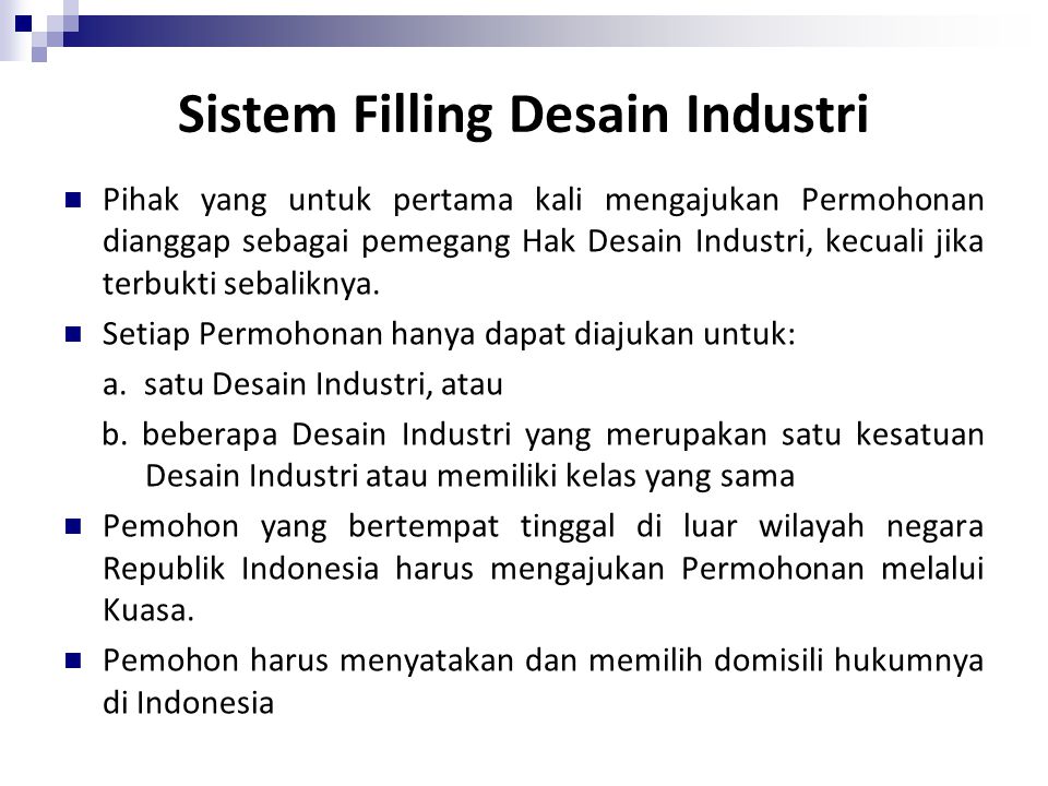 Sistem Filling Desain Industri