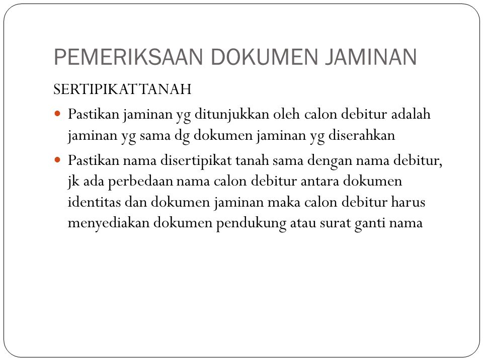 Appraisal Contract Penilaian Jaminan Ppt Download