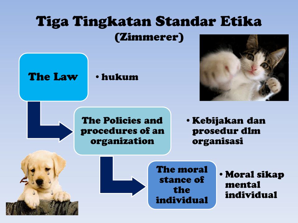 Tiga Tingkatan Standar Etika (Zimmerer)