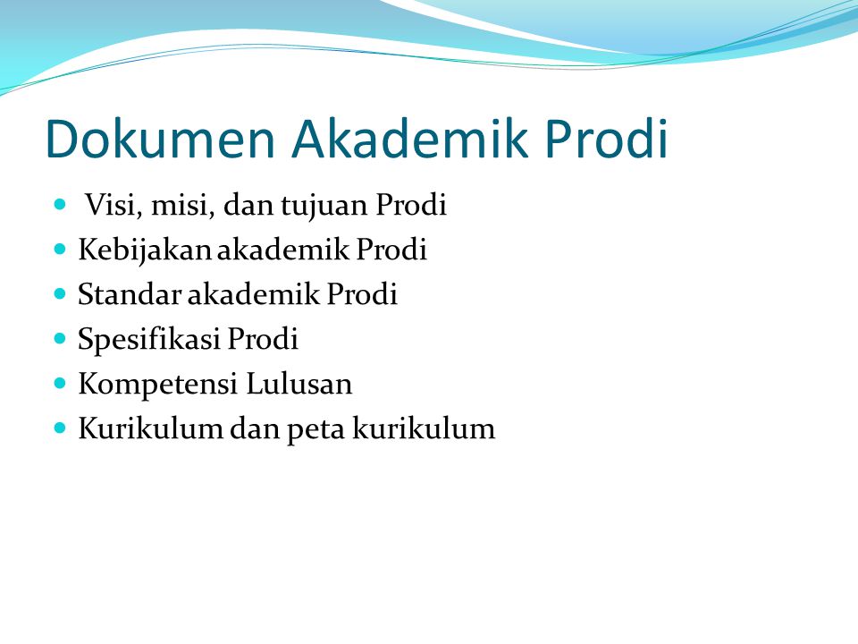 Dokumen Akademik Prodi