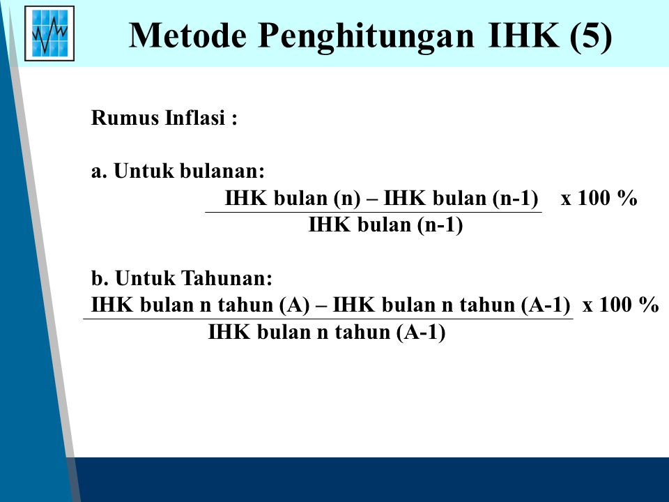 Contoh Soal Menghitung Laju Inflasi