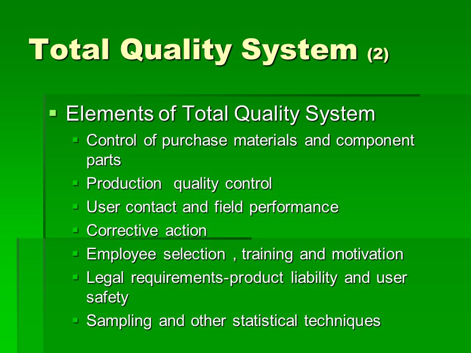 Total Quality System (2)