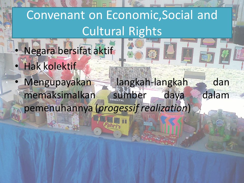 Convenant on Economic,Social and Cultural Rights