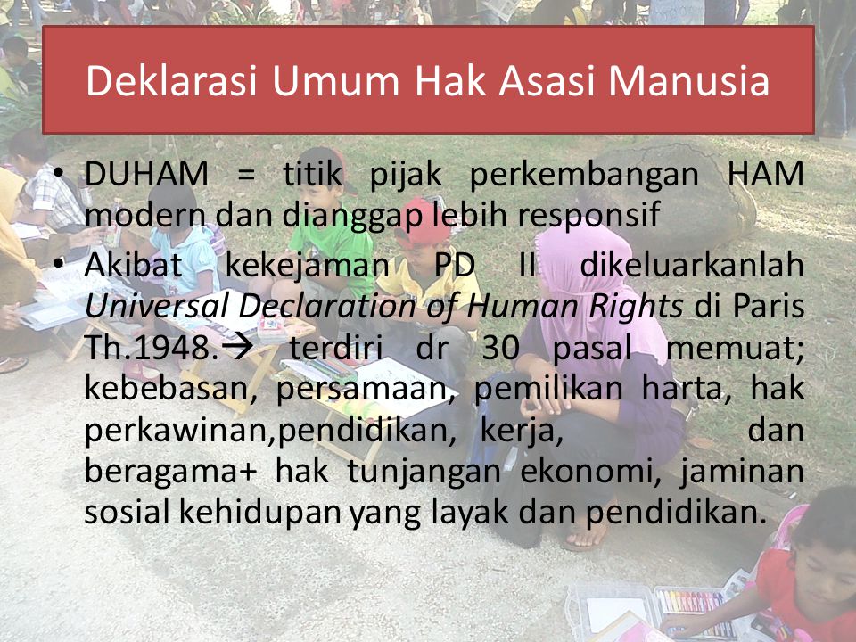 Deklarasi Umum Hak Asasi Manusia