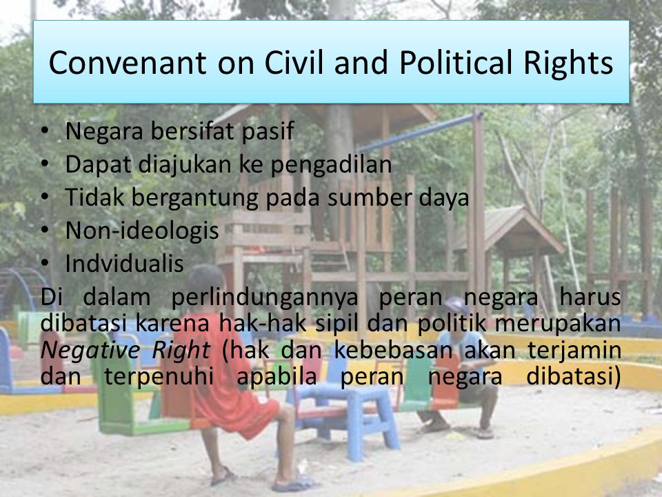 Convenant on Civil and Political Rights