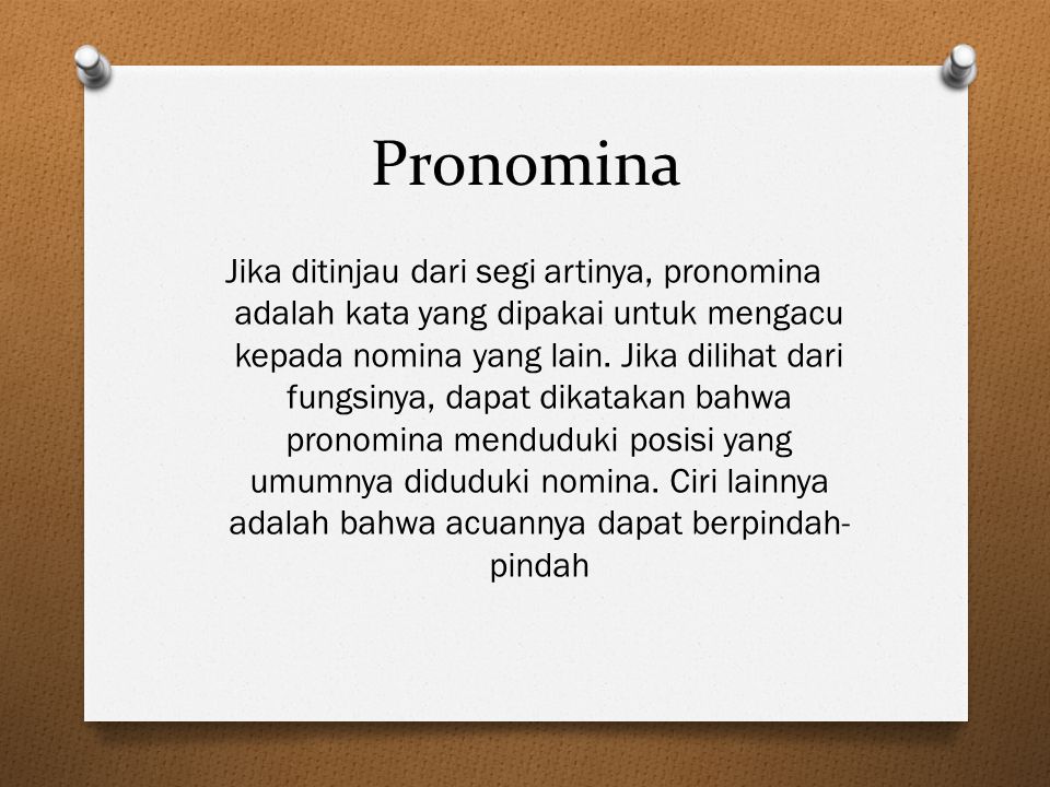 Pronomina