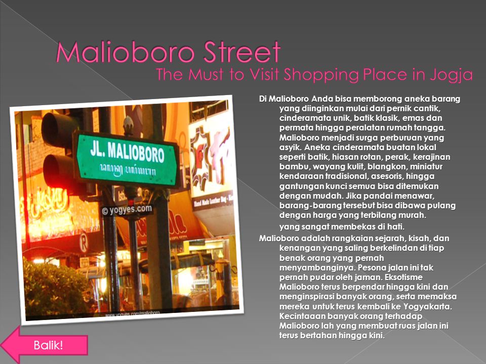 Malioboro Street The Must to Visit Shopping Place in Jogja Balik!