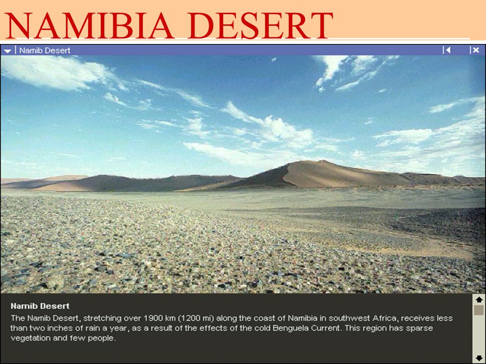 NAMIBIA DESERT