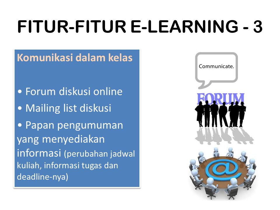 FITUR-FITUR E-LEARNING - 3
