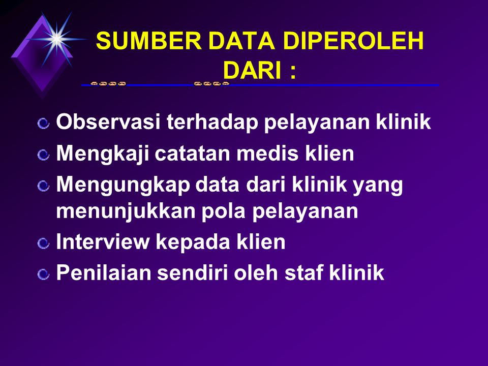 SUMBER DATA DIPEROLEH DARI :