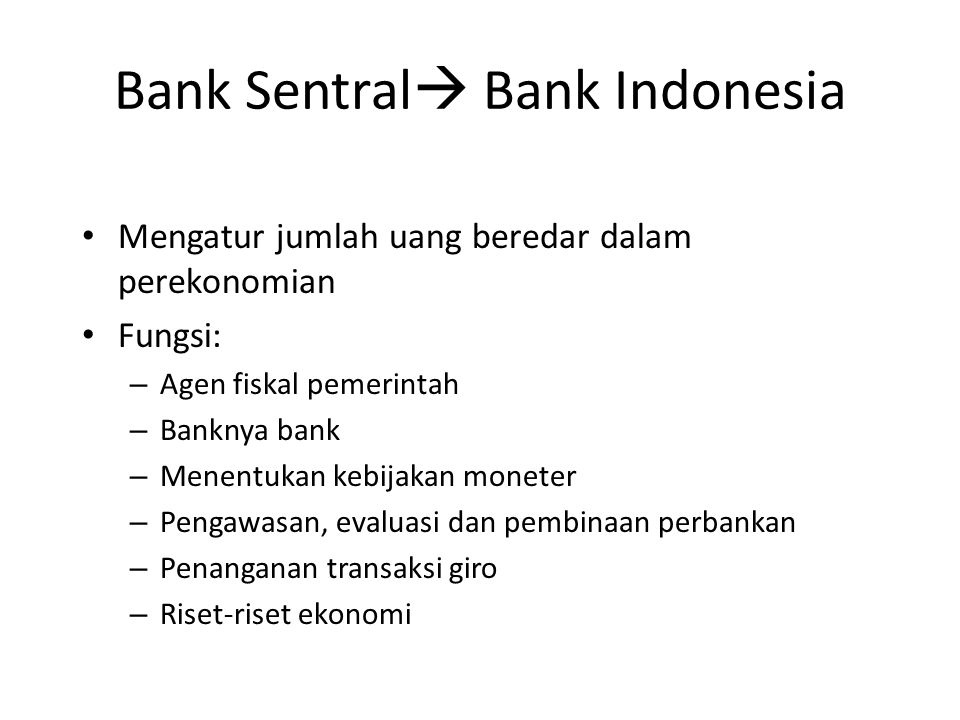 Bank Sentral Bank Indonesia