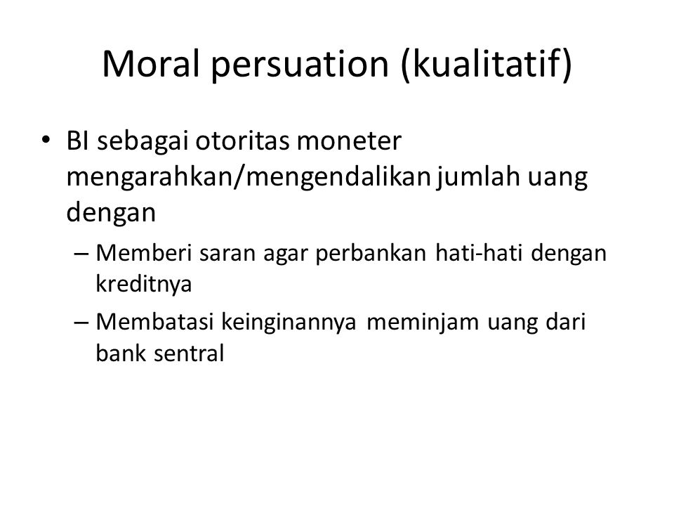 Moral persuation (kualitatif)