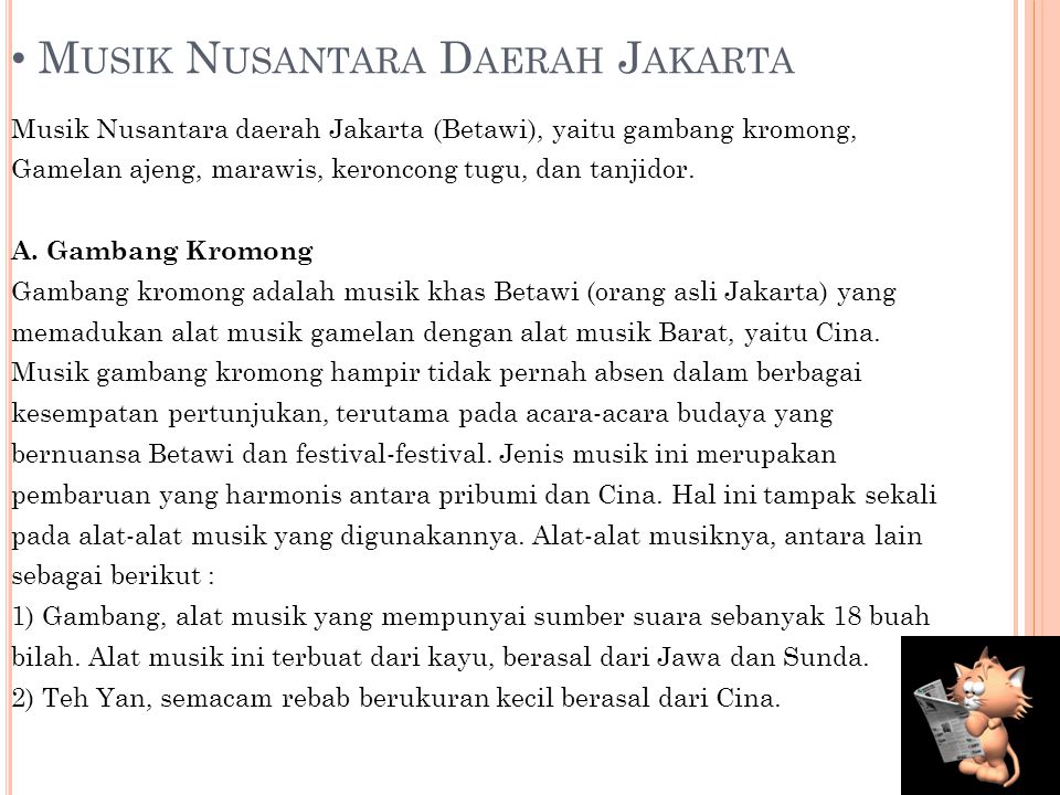 Musik Nusantara Daerah Jakarta